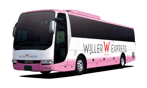 ウィラーエクスプレスのバス全体像
